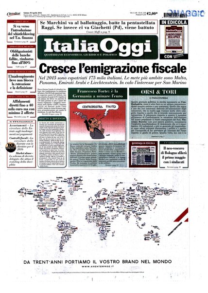 Italia oggi : quotidiano di economia finanza e politica